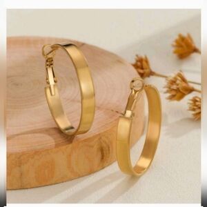 Gold Hoop Earrings